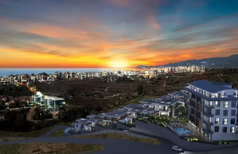 Elegant Penthouses for Sale in Kargicak Alanya with Panoramic Views