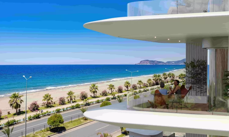 balcony sea and Alanya view