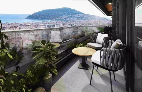Modern 1 Bedroom Apartment in Alanya with Stylish Design