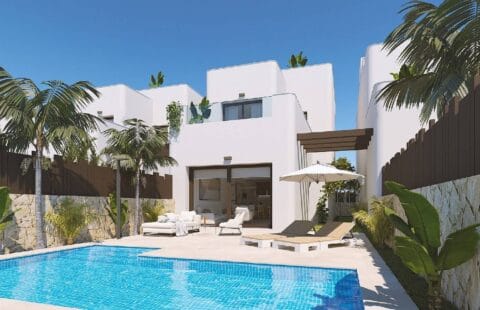 Contemporary Detached Villas with Private Pools in Mil Palmeras, Spain
