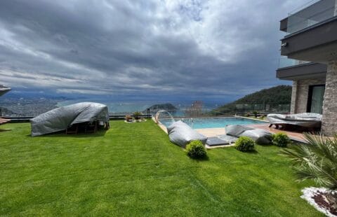 Luxury Sea View Villa with Citizenship Eligibility in Tepe, Alanya