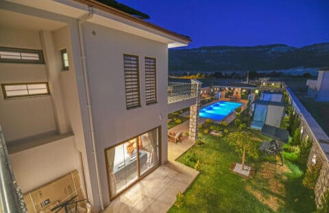 Luxurious 2-Bedroom Townhouse with Stunning Views in Kalkan, Antalya