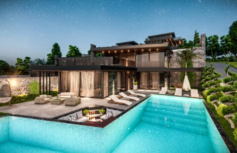 Luxurious 5+1 Villas with Panoramic Sea Views in Kalkan, Kaş