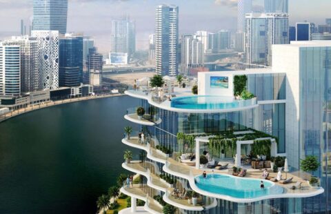 Scenic Views | 3BR Half Floor Penthouse | Panoramic Sea View - Premium Dubai Location