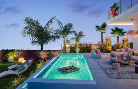 Sustainable Townhouses with Scenic Sea and Golf Views in Mijas