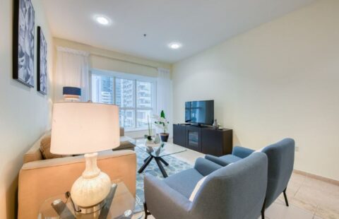 Scenic Views | Sleek Design | Balcony Views | Steps to Shops - Premium Dubai Location