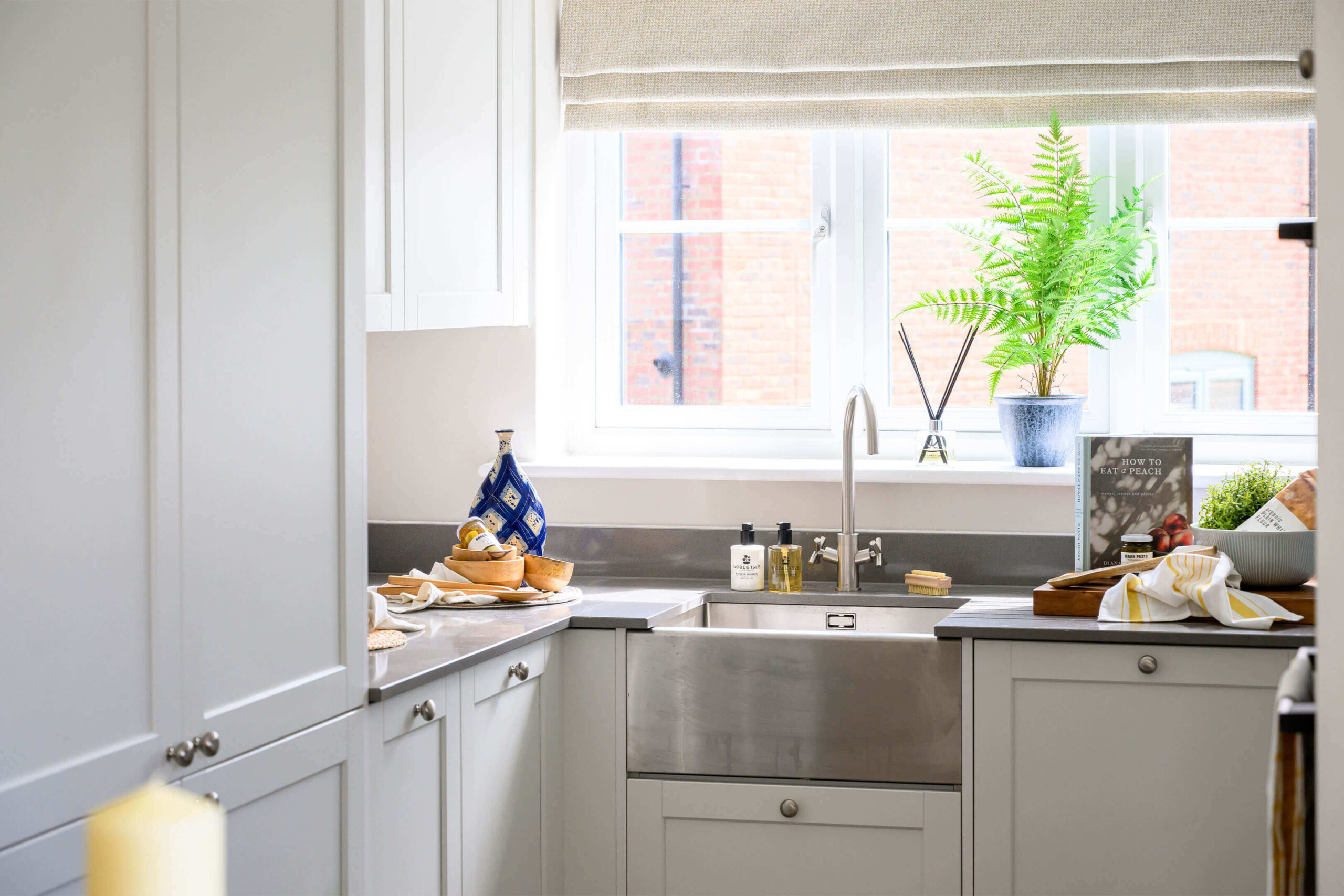 Fitted kitchen in the semi-detached home listing in Cranbrook