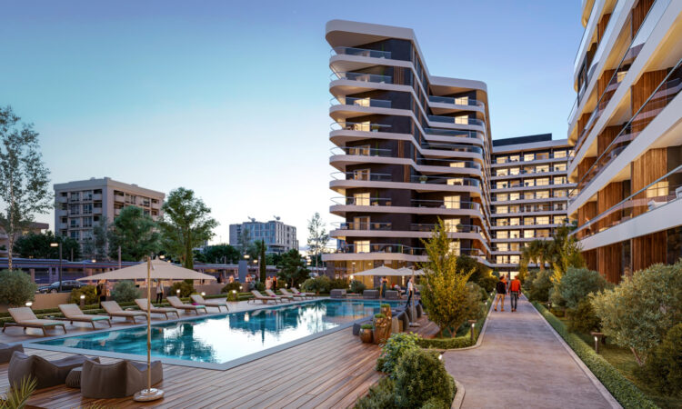 Apartments for sale in Bornova Izmir in İzmir with 60 m² of space.