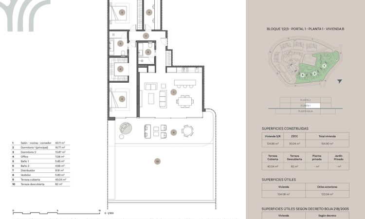 Apartments for sale in Casares Málaga in Málaga with 112 m² of space.