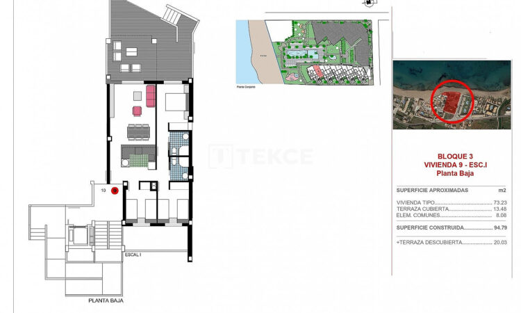 Apartments for sale in Dénia Alicante in Alicante with 80 m² of space.