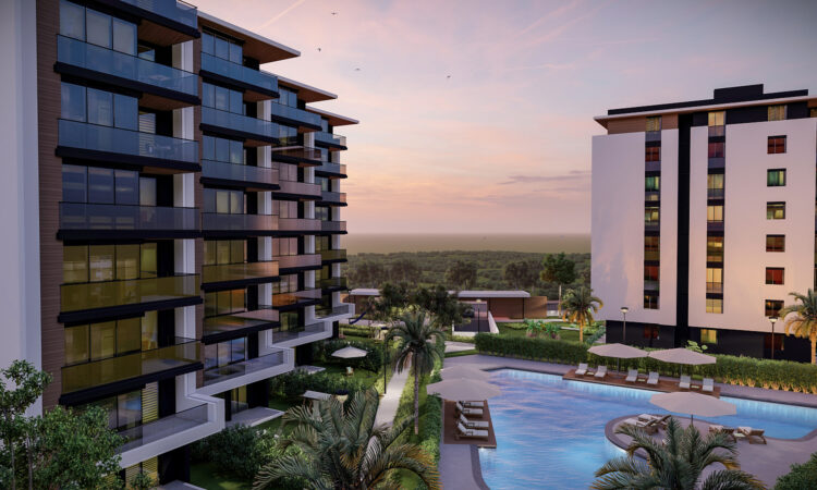 Apartments for sale in Kepez Antalya in Antalya with 155 m² of space.