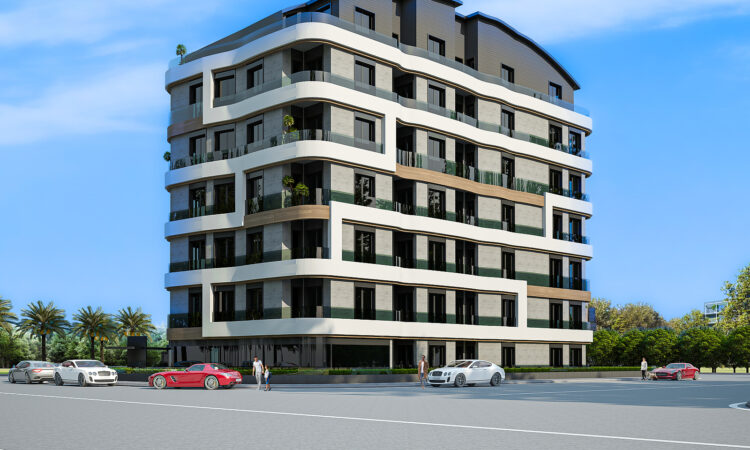 Apartments for sale in Muratpasa Antalya in Antalya with 58 m² of space.