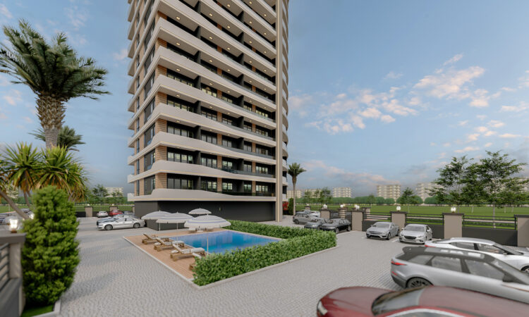 Apartments for sale in Erdemli Mersin in Mersin with 65 m² of space.