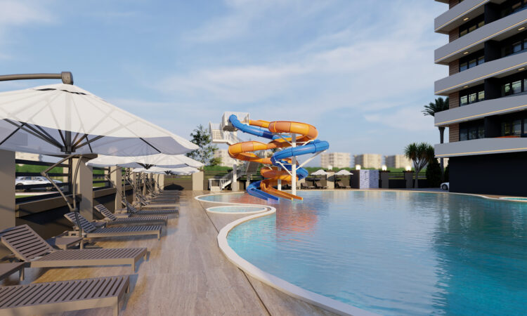 Apartments for sale in Erdemli Mersin in Mersin with 65 m² of space.