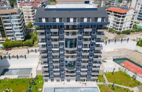 Furnished 1+1 Apartment in Avsallar, Alanya – Modern Residence
