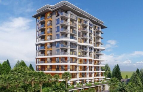 Modern 1+1 Apartment in Demirtaş, Alanya – Under Construction