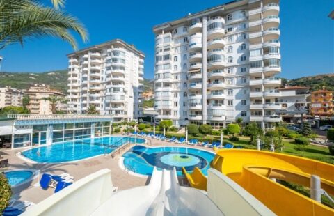 Fully Furnished 2+1 Apartment in Cikcilli, Alanya – Rich Social Facilities