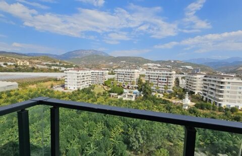 Modern 1+1 Apartment with Stunning Views in Alanya, Demirtaş – Close to the Beach!