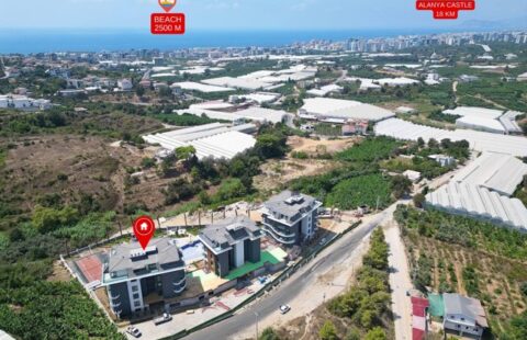 Stylish and Modern 1+1 Apartment in Kargicak, Alanya – Premium Amenities and Ideal Location