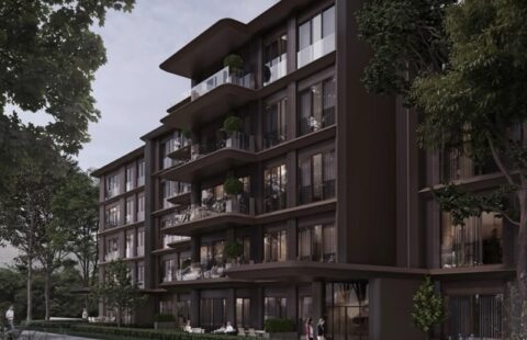 Chic Apartments in Göktürk İstanbul with Greenery