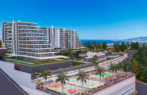 Luxury Residential Complex with Premium Facilities in Kargicak-Alanya