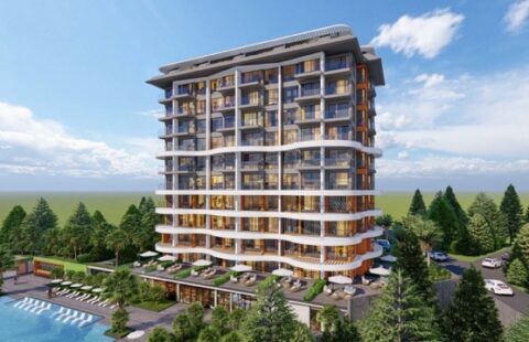 Modern 2+1 Apartment in Demirtaş, Alanya – Under Construction