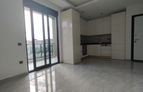 Modern and Unfurnished 1+1 Apartment with Dual Balconies in Demirtaş, Alanya