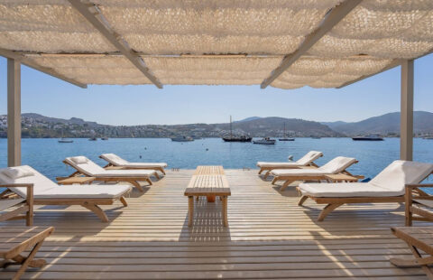 Exclusive Seafront Villa with Private Dock in Bodrum