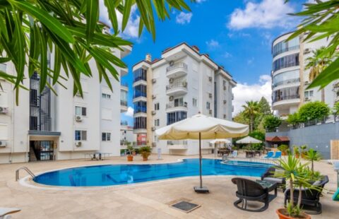 Furnished 2+1 Apartment in Cikcilli, Alanya – Close to the Beach and Amenities