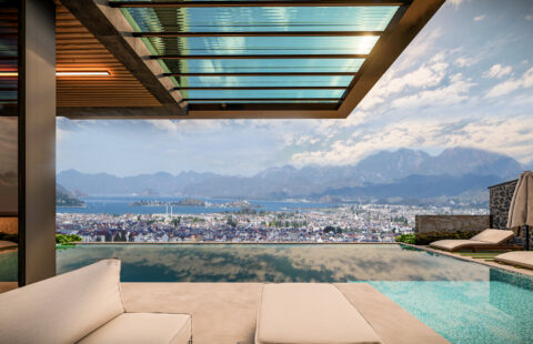 Spacious 5-Bedroom Villas with Panoramic Sea Views in Fethiye, Muğla