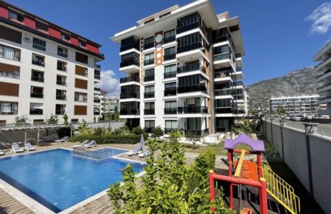 Spacious 3+1 Duplex Apartment with Sea View in Kestel, Alanya