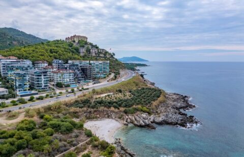 Spacious 2+1 Apartment with Full Sea View in Kargıcak Alanya