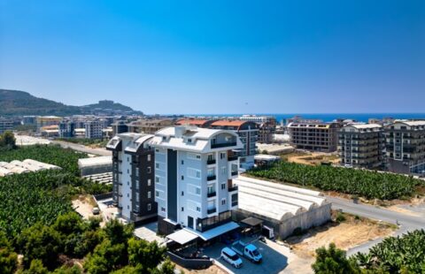 Sea View 1+1 Apartment in Kargıcak, Alanya – Modern Complex Near the Beach
