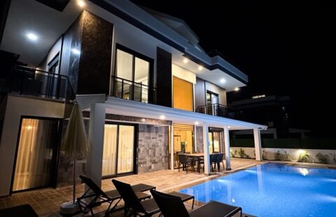 Spacious 4+1 Houses Close to the Beach in Fethiye