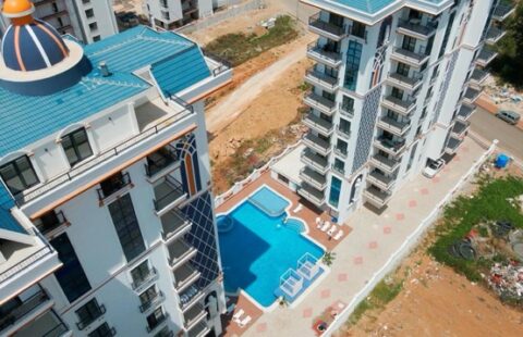 Modern 1-Bedroom Apartment with Full Amenities in Mahmutlar, Alanya