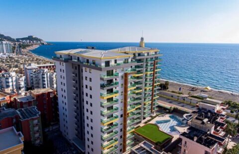 Modern Fully Furnished 2-Bedroom Apartment with Full Amenities in Mahmutlar, Alanya