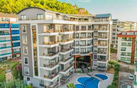Modern 1-Bedroom Apartment with Full Amenities in Kargıcak, Alanya