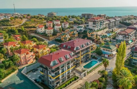 Modern 1-Bedroom Apartment with Full Amenities in Kestel, Alanya