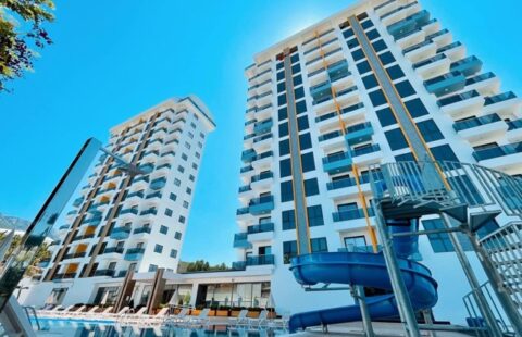 Modern 2-Bedroom Apartment with Sea View and Full Amenities in Mahmutlar, Alanya