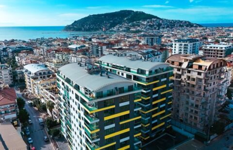Spacious Unfurnished 3-Bedroom Apartment in Alanya Güllerpınarı – Modern Living with Sea and Castle Views