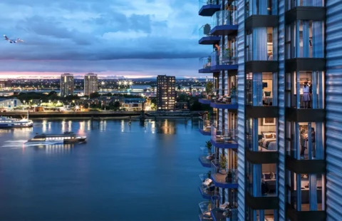 Modern Riverside Apartment for sale in Woolwich, London