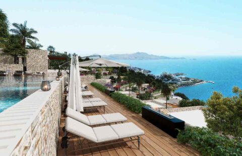 Sea View Properties in a Gated Complex with Pool in Bodrum