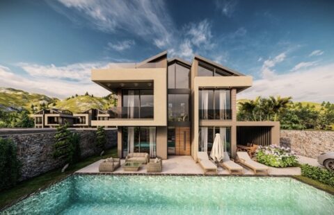 Modern 3-Bedroom Villas with Shared Amenities in Fethiye