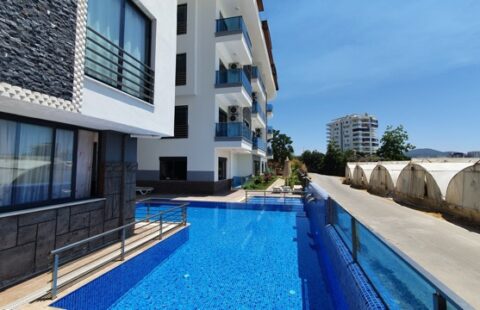 Modern 1+1 Apartment with Uninterrupted Sea View in Mahmutlar – Fully Furnished and Ready to Move In
