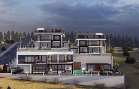 Luxury Villas with Private Pools and Sea Views in Alanya Bektaş
