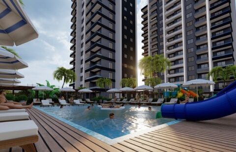 Affordable Apartments with Pool in Mersin Arpaçbahşiş