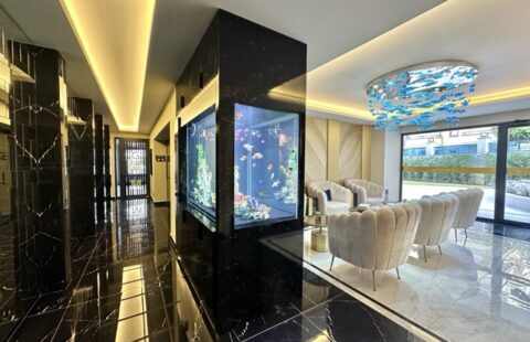 Modern 1+1 Apartment with Pool and Balcony in Alanya – Prime Güllerpınarı Location