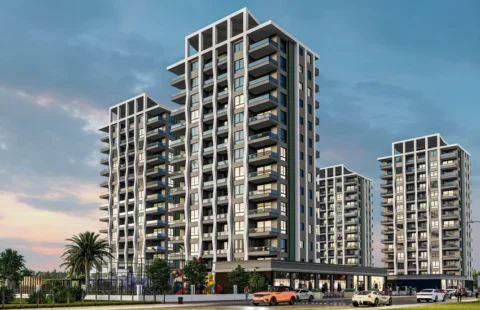 Stylish Sea and City View Flats for Sale in Erdemli Mersin