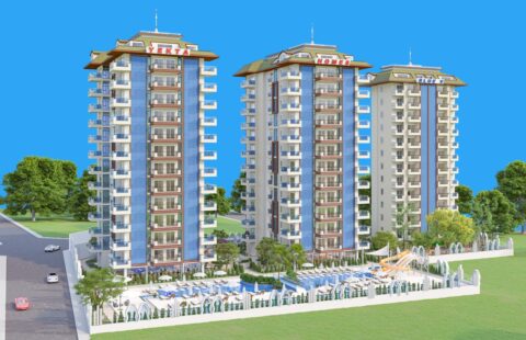 Modern Apartments Close to the Beach and Urban Amenities in Mahmutlar