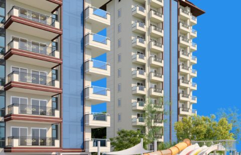 Contemporary Coastal Residences with Rich Family Amenities in Mahmutlar, Alanya